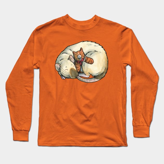 Siamese rat Long Sleeve T-Shirt by animalartbyjess